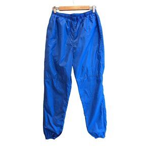 Vintage Nike Men's Pants, Gray Tag, Track Jogger, Blue Size Medium